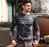 2018 Nouveau T-shirt Camouflage Tactique Homme Respirant À Séchage Rapide US Army Combat Manches Longues Outwear T-shirt pour Hommes