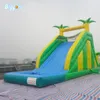 Playhouse Company Companhia inflável de escalada parede com piscina de slides de água