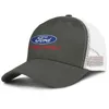 Mężczyźni Mesh Cap Ford Performing Racing Oryginalne logo Women039s jeden rozmiar wentylacyjny Hats Hats kamuflaż szary czarny biały 6040692