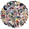 50pcs/Set Hot Selling Demon Slayer Anime PVC Graffiti Stickers Suitcase Laptop Macbook Luggage Guitar For Children Toys