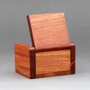 Rétro petite boîte de rangement en bois palissandre bijoux trésor perle caisse en bois organisateur Vintage expédition rapide ZC0954