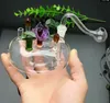 Klassisk blommor s￤ng glas konst grossistglas bongs oljebr￤nnare glas vattenr￶r oljeriggar r￶kning