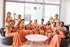 African Mixed Styles Mermaid Bridesmaid Dresses Long Cheap Convertible Wedding Party Dress Off Shoulder Plus Size Maid Of The Hono8809220