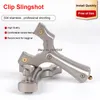 전문 slingshot 사냥하는 강력한 Slingshot 고무 밴드 100 공 Slingshot Catapult 스포츠 촬영 야외