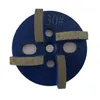 KD-U40 9 Stücke 4 Zoll D100mm Universal Diamond Polishing Pads mit vier Segmenten Diamant-Schleifscheibe für Beton- und Terrazzo-Boden227K