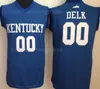 NCAA College Kentucky Wildcats Jersey Basketball 1 John Calipari 0 DeAaron Fox 5 Malik Monk 3 Edrice Adebayo 15 DeMarcus Cousins 00 Delk