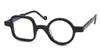 Hombres Marcos de Anteojos Ópticos Marca Mujeres Monturas de Espectáculos Irregulares Retro Ronda Miopía Gafas Iron Man Downey Gafas con Lente Transparente