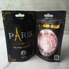 Sacchetti antiodore Paris OG da 3,5 g Cuochi francesi Confezione a prova di bambino Stand Up Pouch Imballaggio di fiori di erbe secche