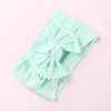 Sweet Soft Lace Headbands Baby Jacquard Hair Accessories Knot Hair Bow Soft band Wholesale 27 Colors European Cute head band Boutique 2019