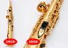 Straight pipe soprano sax B Flat YSS-475 Brass musical instruments professional-grade with case. Mouthpiece Reed