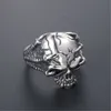 Gothic Men039s Ring de dedo Ring Biker Skull Aço inoxidável macho anéis vintage Men Jóias Acessórios de alta qualidade 7432610848