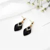 Coreano Moda Waterdrop Orecchino lungo Orecchino di colore nero Orecchini a goccia regalo per la ragazza all'ingrosso gioielli pendenti Bijoux BRINCOS