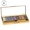 Lameila Dazzle Bright 9 Color Eyeshadow Palette Mousse Earthy Nude Eye Shadow Palettes Black Smokey Eyes Makeup