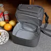 Lunch Box Bag Cold Insulated Thermal Cooler Travel Work School Picnic Storage Bag Vacuum Bags For Lunch Box Bag Tote Hot EEA978-1