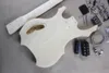 Factory Custom Unusual Shape Electric Bass Guitar KitParts with 4 StringsChrome HardwareDIY Bass GuitarOffer Customized7786209