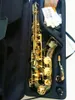 Japão Yanagisa Saxofone Tenor T-901 modelo Bb saxofone preto dourado padrão de flores de alta qualidade com pescoços instrumentos musicais profissionais