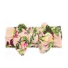 14colors Kids Baby Big Bow Belt Children Printing Flower Headbands Bohemian Head Wrap Girls Children Hair Accessories RRA3228