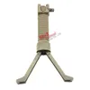 Tactical Vertical Grip with Retractable Spring Loaded Bipod Combine vertical fore-grip and bipod