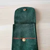 Hot Selling Top Quality Klockor Väska Boxar Perpetual Green Watch Cloth Travel Collection Lock 70mm x 130mm för president 124300 116500 126610 126710 Armbandsur