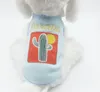 Pet clothes new dog vest comfortable and soft moisture wicking dog clothes cotton cactus vest factory direct sales