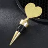 Gold Heart Stopper 2 Styles Heart Shaped " An arrow through a heart" Wine Stopper Creative Party Wedding Supplies