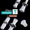 Glass adapter żeńska samca 10 mm 14 mm 18 mm bong dla hakahs platformy olejne Bongs ZJ558