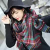 14 style Winter new women Plaid Scarves square scarf triangle Check Shawl thickened super large Neckerchief T2C5162