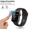 Compatible pour Apple Watch Verre trempé transparent 45 mm 41 mm 42 mm 38 mm 44 mm 40 mm Série 7 6 5 4 3 2 1 Dureté 9H Anti-rayures 5203779