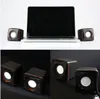 Portable USB Wired Mini Speaker Stereo alto-falante Subwoofer baixo para desktop portátil caixa de som MP3 MP4 2 Pieces um kit