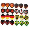 60 Stück coole Standard-Dart-Flights für den Außenbereich, Flügelschwanz, verschiedene Muster, schöne Dart-Flights