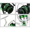 New Fishing Reels 12BB 5.5: 1 Full Spool Baitcasting Reel Spinning بكرات 1000-7000