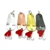 50PCS Fiske Sked Lure 5cm 8.3g 6 # Hooks Spinner Tackle Hard Bait Fiske Lures Trolling One Hooks Gratis frakt