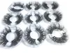 2020 Nya 3D -minkögonfransar Dramatiska Mink Eyelash 5D Tjock Long False Eyelash Wispy Lashes Volym LASS Erbjudande Privat Logo Labe SE5466552