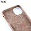 Partihandel Fashion Natural Blank Cork Vattentät Telefonväskor för iPhone 11 12 Pro XS XR X Max Back Cover Shell