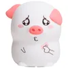 Pig Silicone Night Light New Style Children Pat Atmosphere Lamp med Sleeping Lamp Romantic Gift DHL 6330865