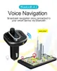 شاحن T19 FM Transmitter Bluetooth Handfree Car Kit Mp3 Player دعم TF Card U Disk LCD مع محول شاحن USB