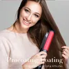 Piastra per capelli professionale a riscaldamento rapido, piastre in titanio, display LCD, strumento per lo styling, piastra per capelli per capelli asciutti e bagnati