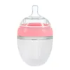 Natural Feel newborn baby Bottles Silicone toddler Bottle For infant Feeding Drinking Soft Milk Bottle 150ml/180ml/250ml C5829