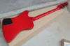 Factory Custom 4String Red Electric Bass Guitar med omvänd headstockrosewood fingerboard Black Hardwares20 Fretsoffer Custom4108149