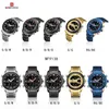 Naviforce Men Watches Top Brand Luxury Waterproof LED Digital Sport Men's Clock Male Wristwatch Relogio Masculino 9138 LY191226