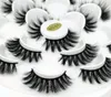 7 par 3D False Eyelashes Handgjorda naturliga långa faux mink fransar kvinnor makeup falska fransar förlängningar maquiagem verktyg