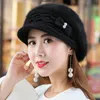 Mode-Femmes Mode Visière Bonnet Cap Laine Gavroche Chapeau Béret Chaud Polaire Faon Temps Froid Livraison gratuite