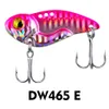 6 st/set 5g/8g/14g/20g modell metall vib fiske lockar crankbait sjunker hårt bete bas fisk tackling