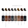 5PCS Makeup Pigmment MicroPigment Tattoo Ink 15mlbottle Manualna manualna brwi czarna brązowa mieszanka Color273T25196208862967