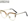 Partihandel-Glasögon Kvinnor Mode Prescription Spectacles Diamantglasögon Ramar Transparent Clear Lens Eyewear RS824