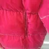 2019ファッション女性ダウンジャケットローズベロアファブリック冬の女性ドレスダウンコート暖かいフード付きジャケット7727376