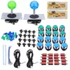 Dual Player Arcade DIY Kit Game Controller Joystick LED Push Button Encoder Board