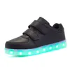 LED Luminous Buty dla chłopców Dziewczęta Moda Light Up Casual Kids Shoes USB New Simulation Sole Sole Dzieci świecące trampki