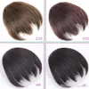 Krótkie sztuczne włosy Bangs Żaroodporne syntetyczne treski Clip In Hair Extensions dla kobiet Bangs Hairstyles