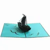 3D Sailing Boat Pop Up Cards Greeting Card for Congratulation Gift for Special Day Valentine's Day Birthday or Wedding Party Mixing 2 style